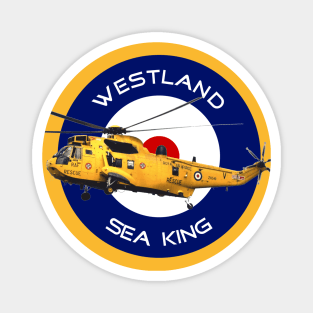 Westland Sea King Search and rescue helicopter in RAF roundel, Magnet